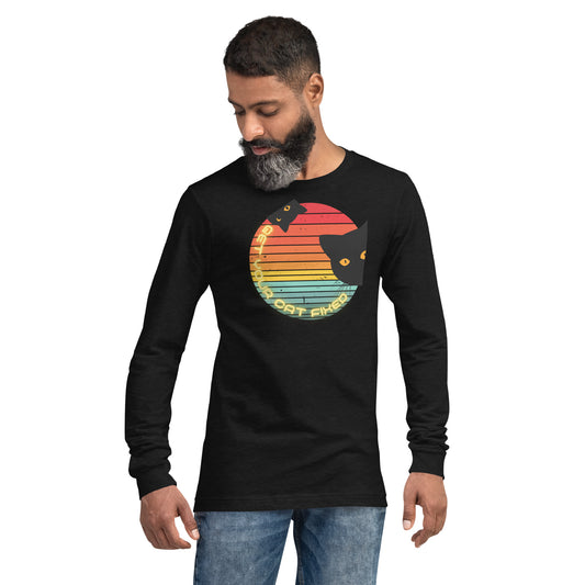 Get Your Cat Fixed (Sunset) Unisex Long Sleeve Tee
