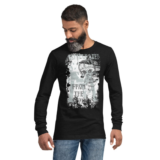 Manipulated from the Shadows Heavy Grunge Unisex Long Sleeve Tee