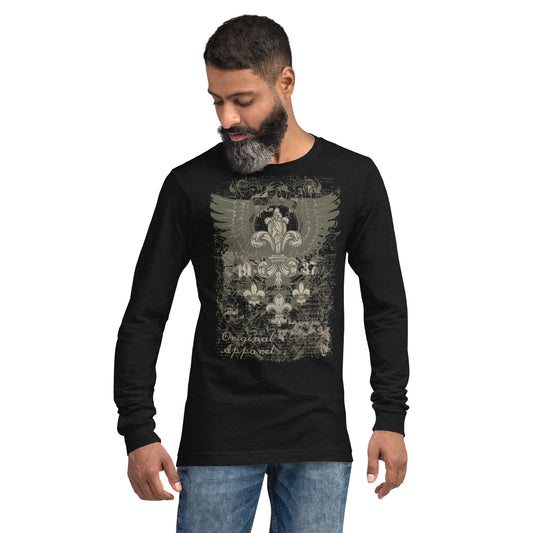 1937 Orignal Apparel Crest Heavy Grunge Unisex Long Sleeve Tee