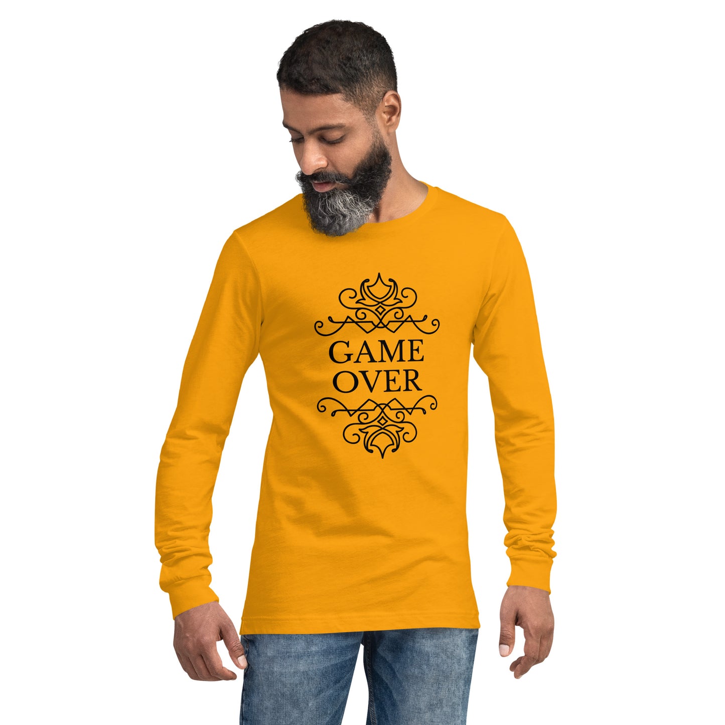 Game Over Heavy Grunge Unisex Long Sleeve Tee