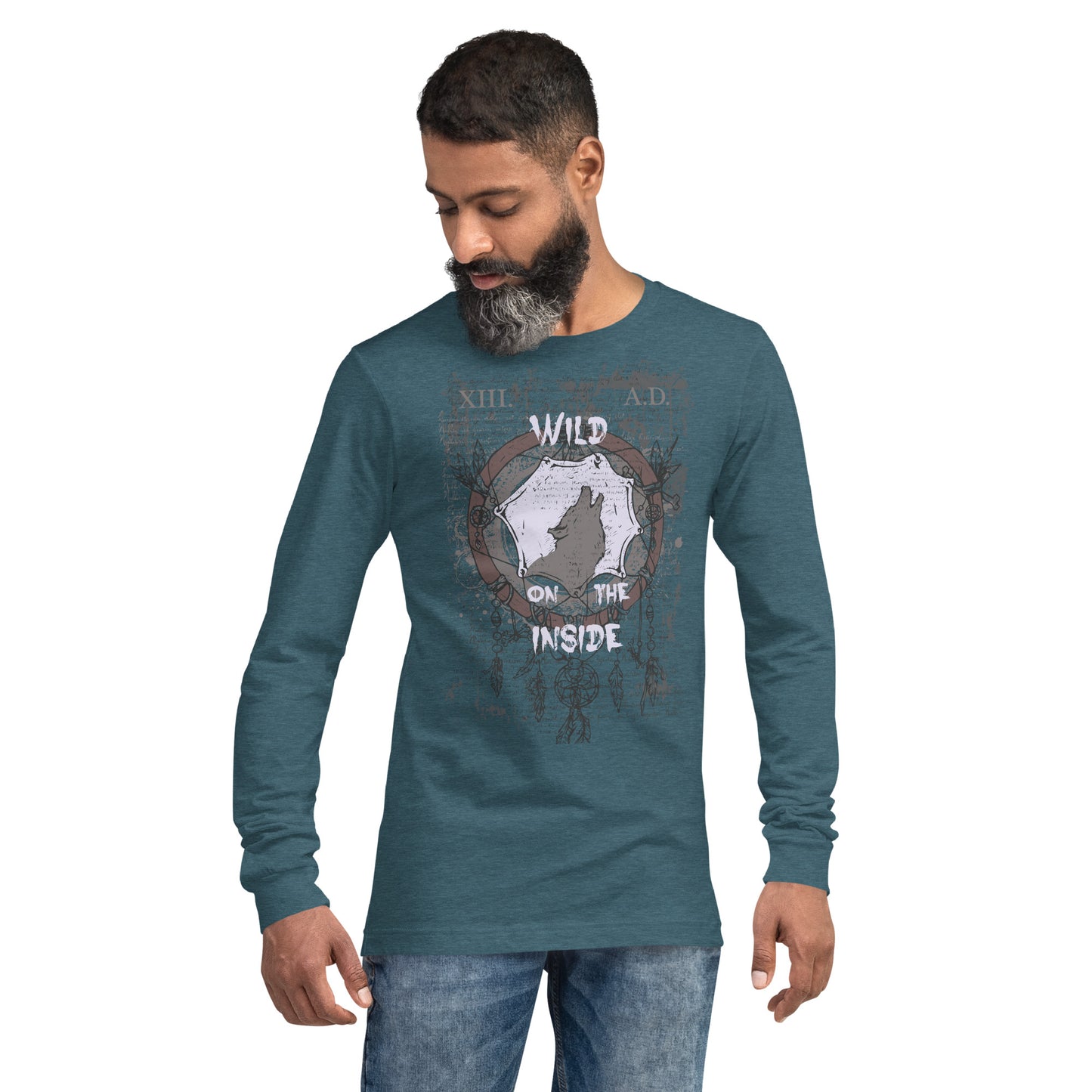 Wild On the Inside Heavy Grunge Unisex Long Sleeve Tee