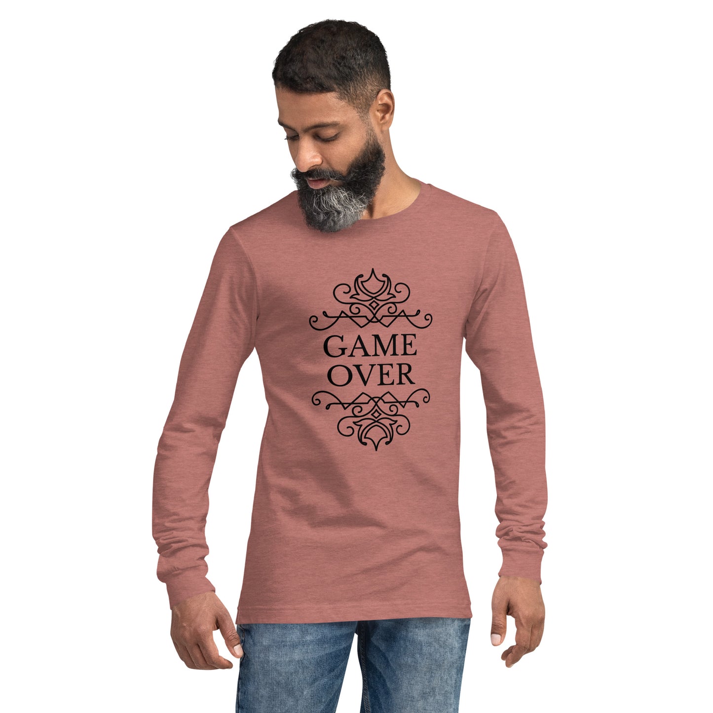 Game Over Heavy Grunge Unisex Long Sleeve Tee