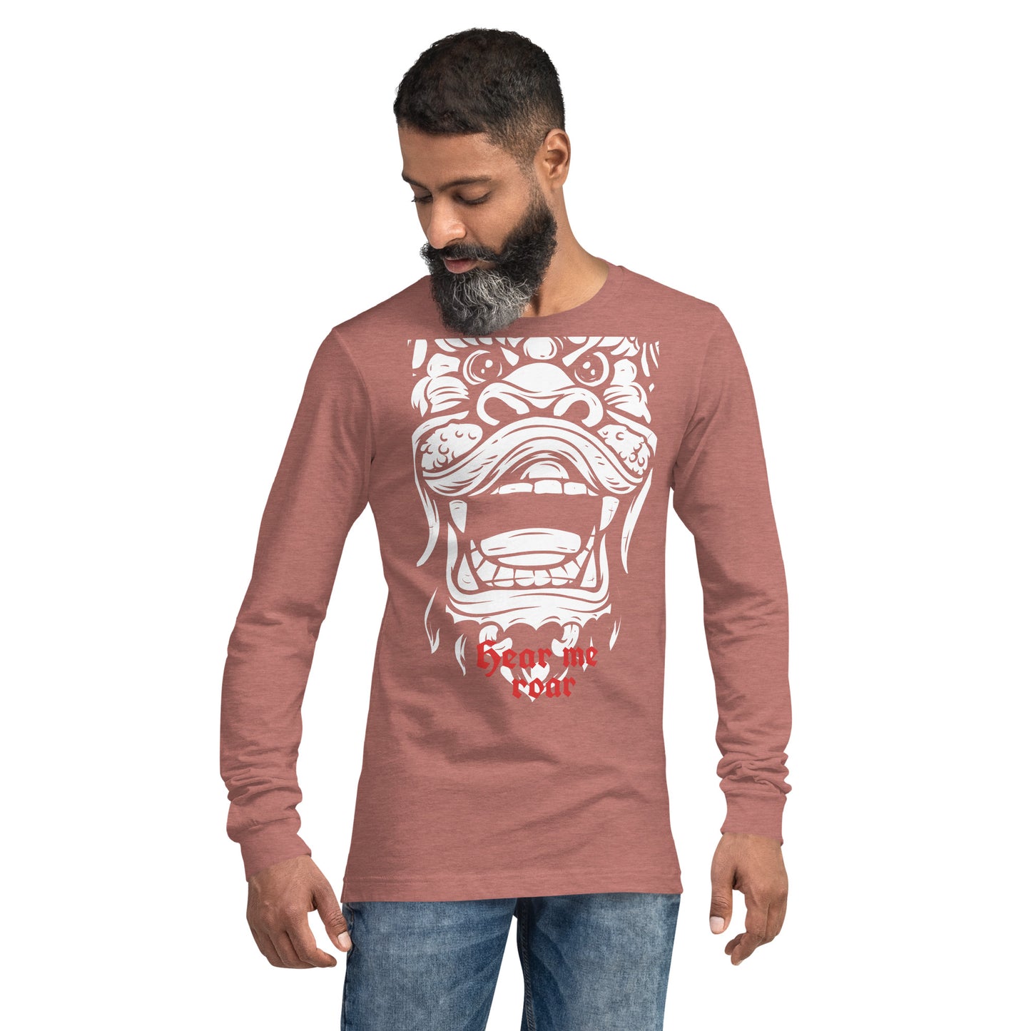 Hear Me Roar Heavy Grunge Unisex Long Sleeve Tee