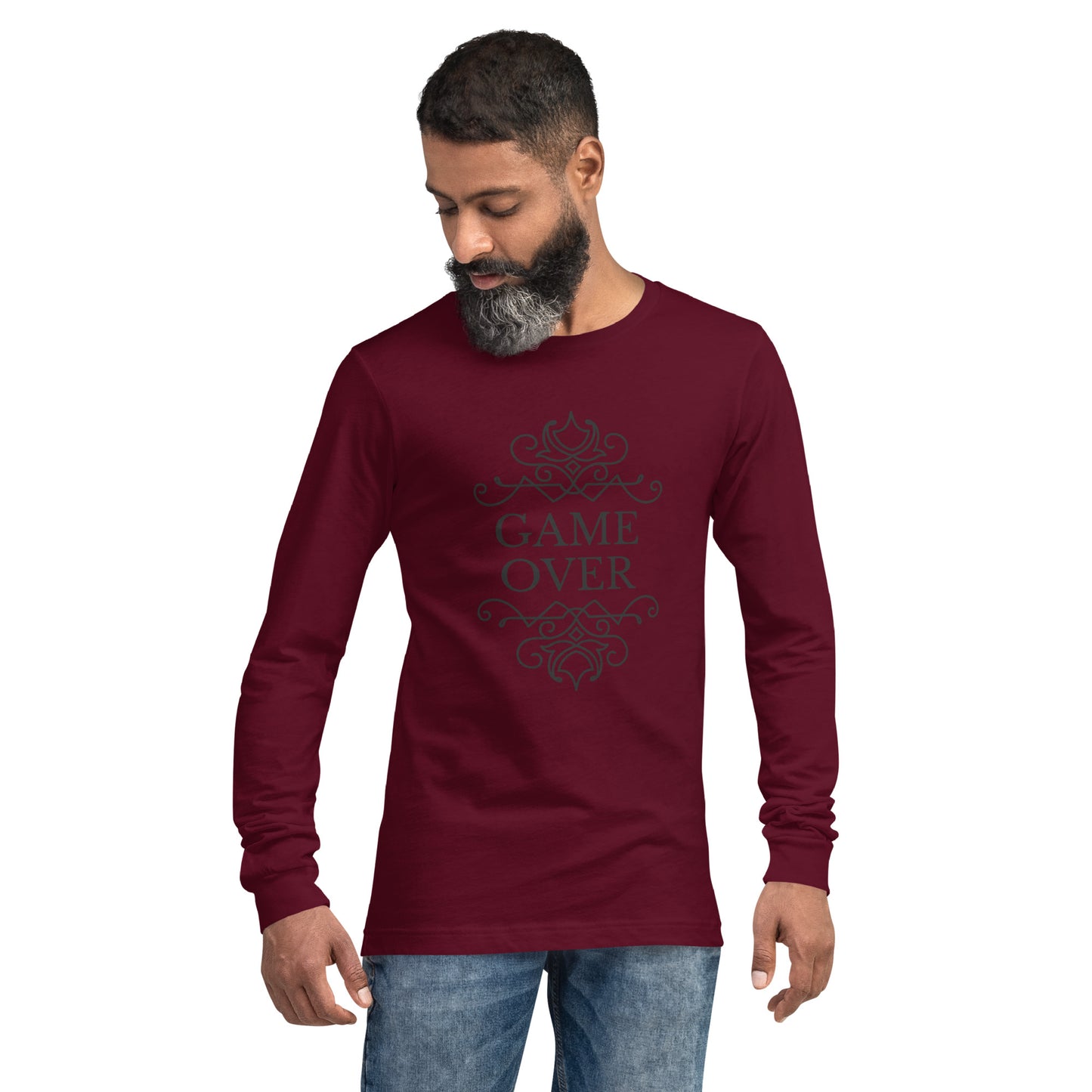 Game Over Heavy Grunge Unisex Long Sleeve Tee