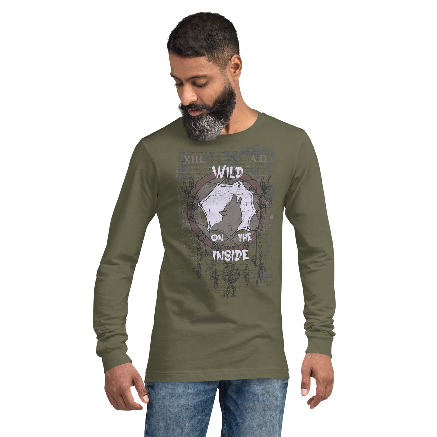 Wild On the Inside Heavy Grunge Unisex Long Sleeve Tee