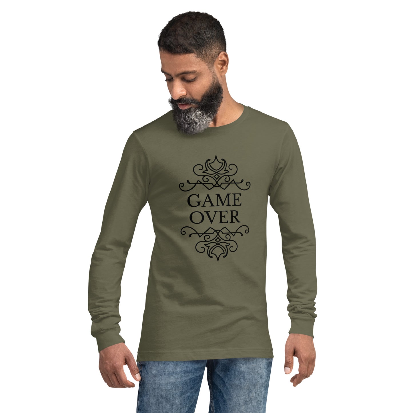 Game Over Heavy Grunge Unisex Long Sleeve Tee