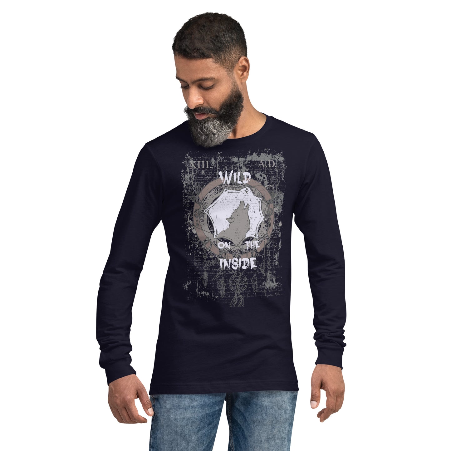 Wild On the Inside Heavy Grunge Unisex Long Sleeve Tee