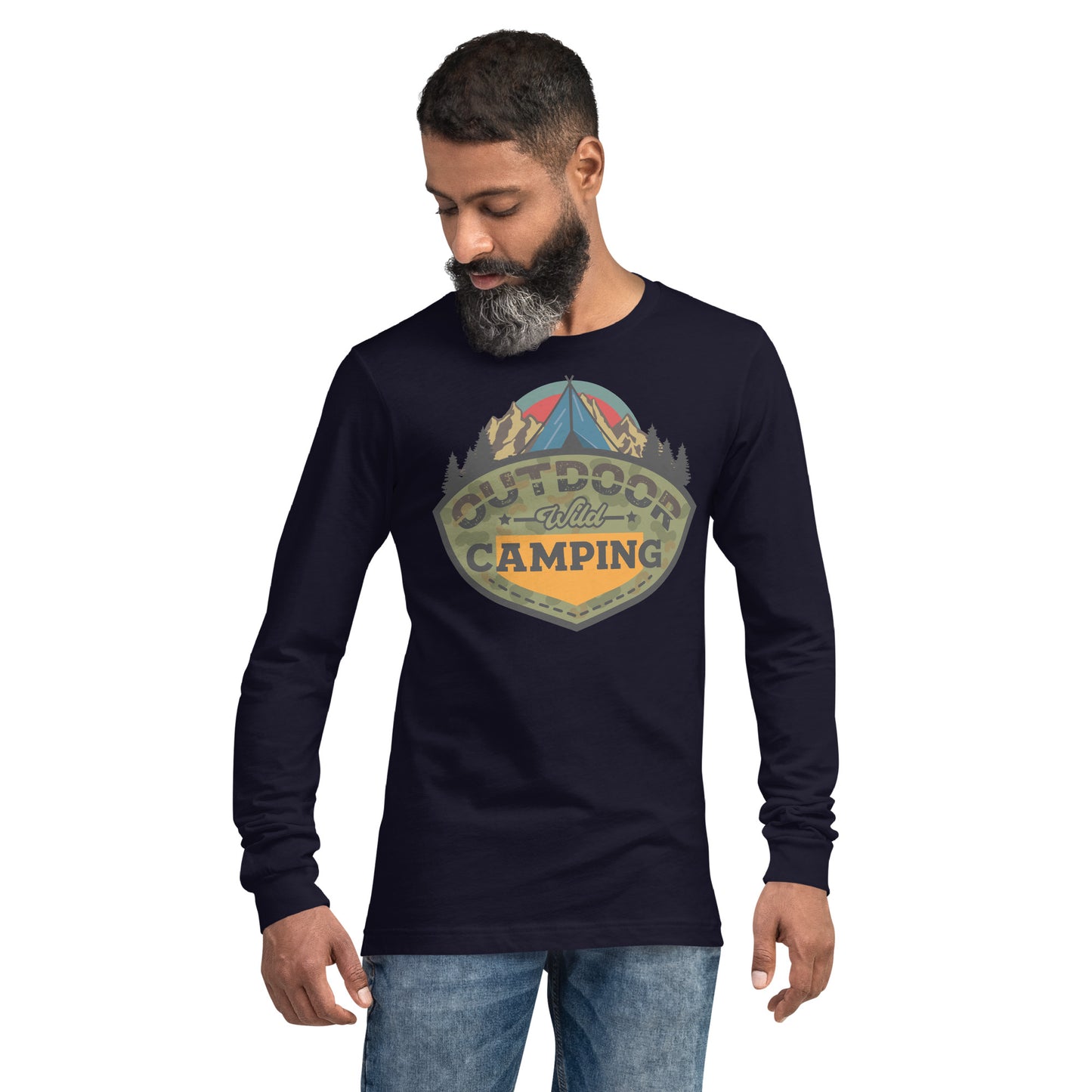 Outdoor Wild Camping Unisex Long Sleeve Tee