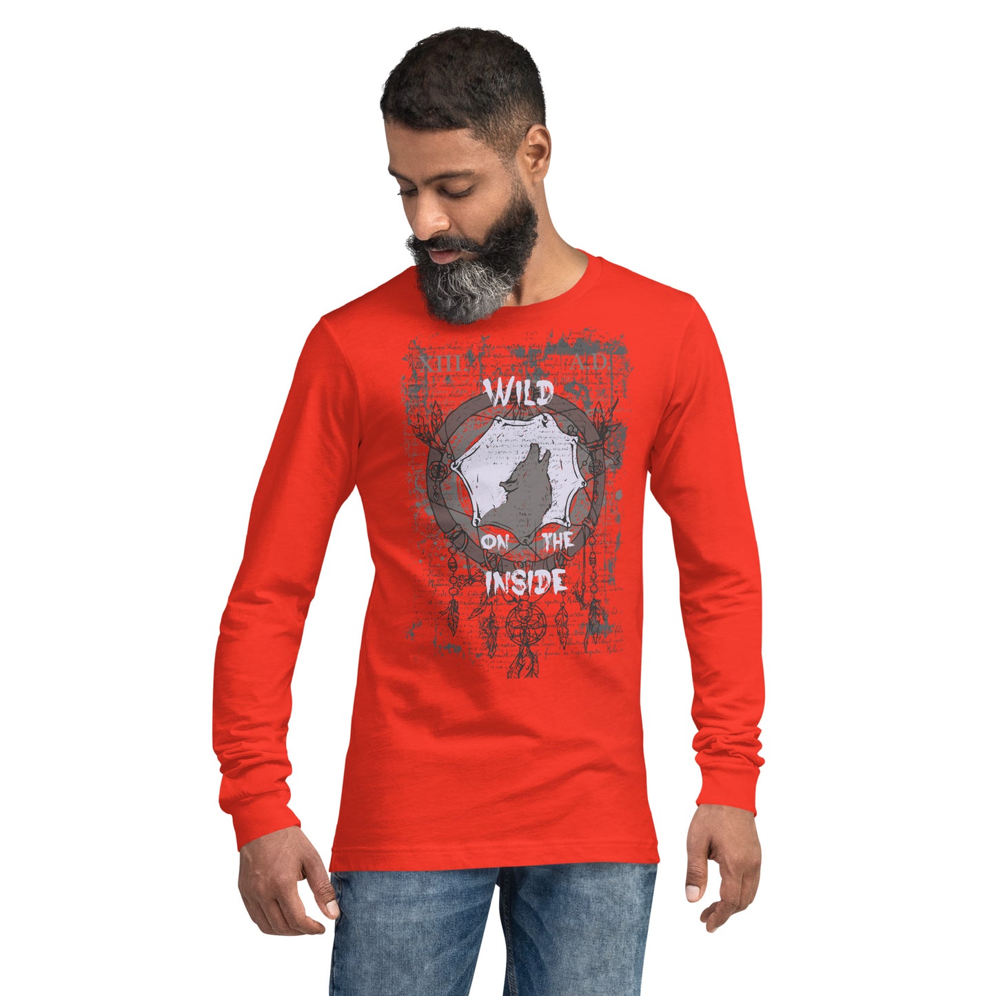 Wild On the Inside Heavy Grunge Unisex Long Sleeve Tee