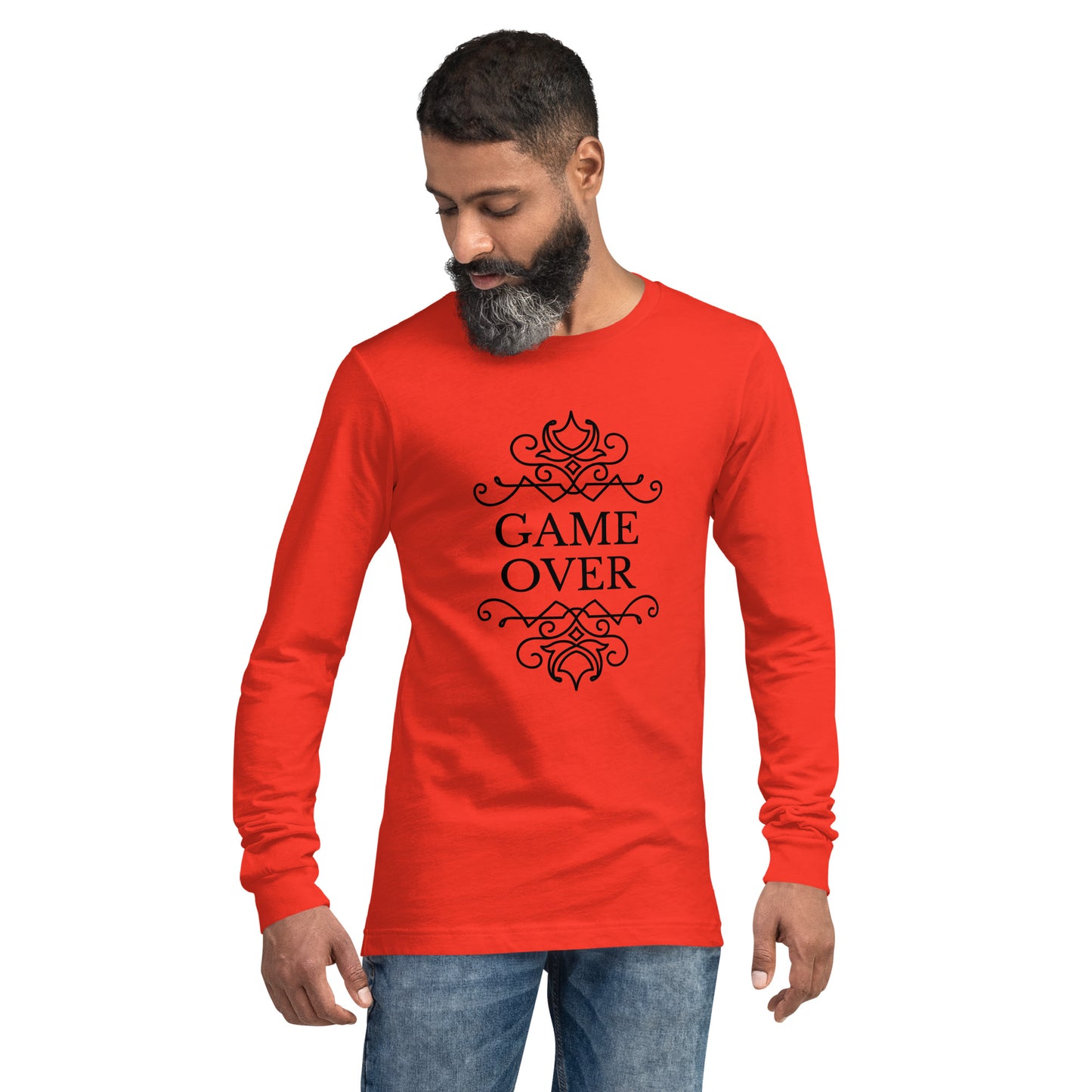 Game Over Heavy Grunge Unisex Long Sleeve Tee