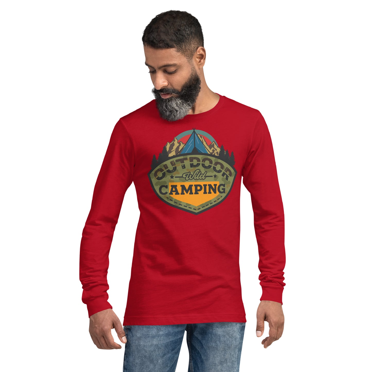 Outdoor Wild Camping Unisex Long Sleeve Tee