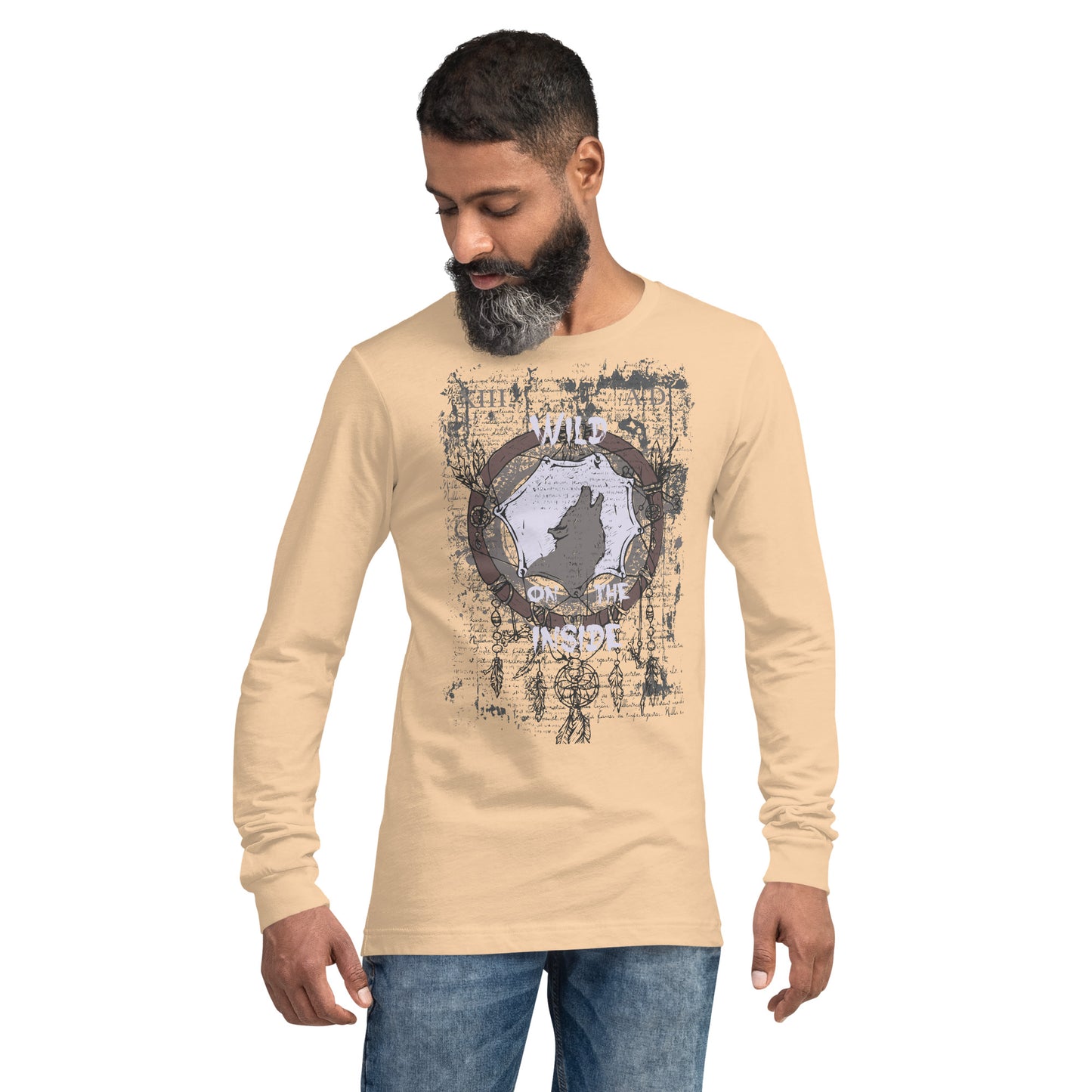 Wild On the Inside Heavy Grunge Unisex Long Sleeve Tee