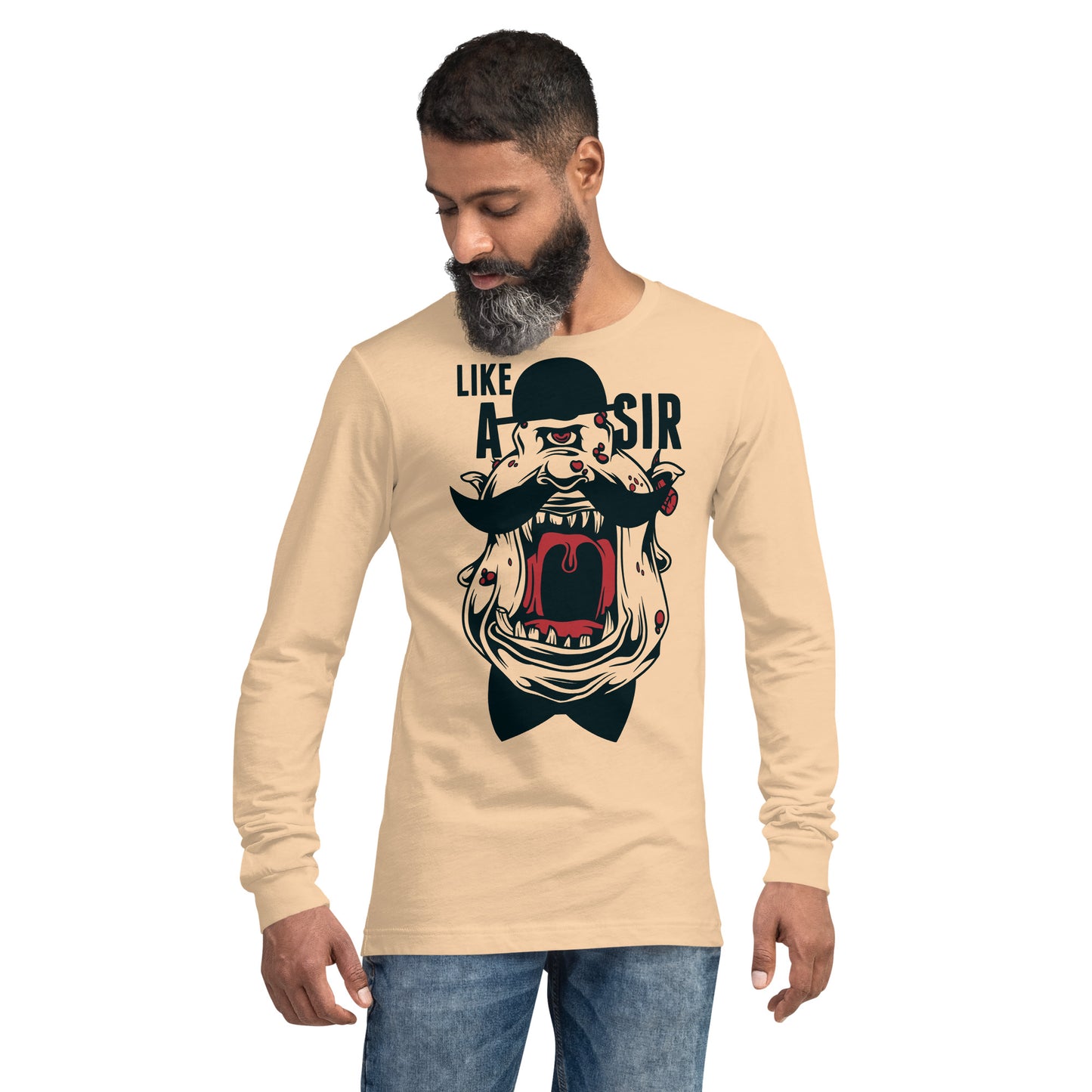 Like A Sir Heavy Grunge Unisex Long Sleeve Tee