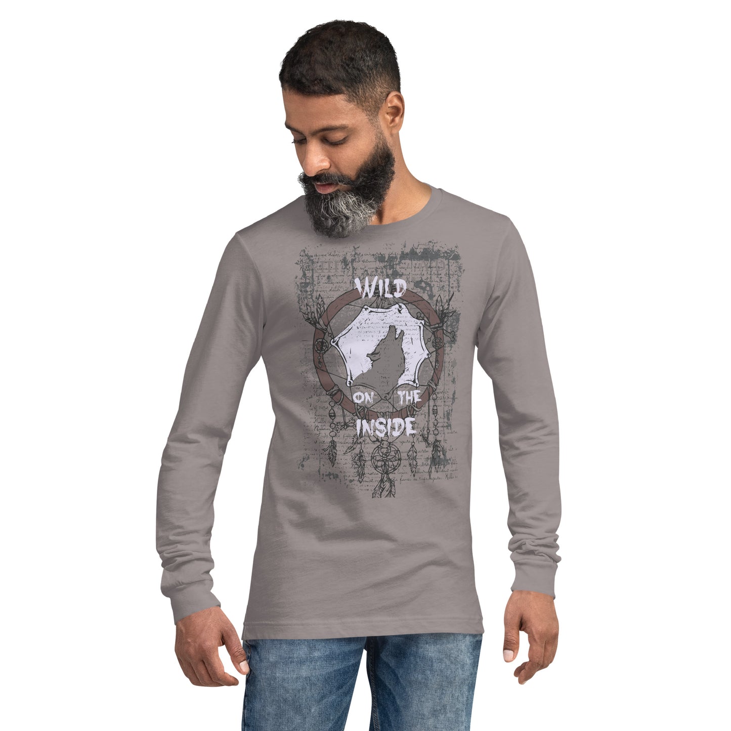 Wild On the Inside Heavy Grunge Unisex Long Sleeve Tee