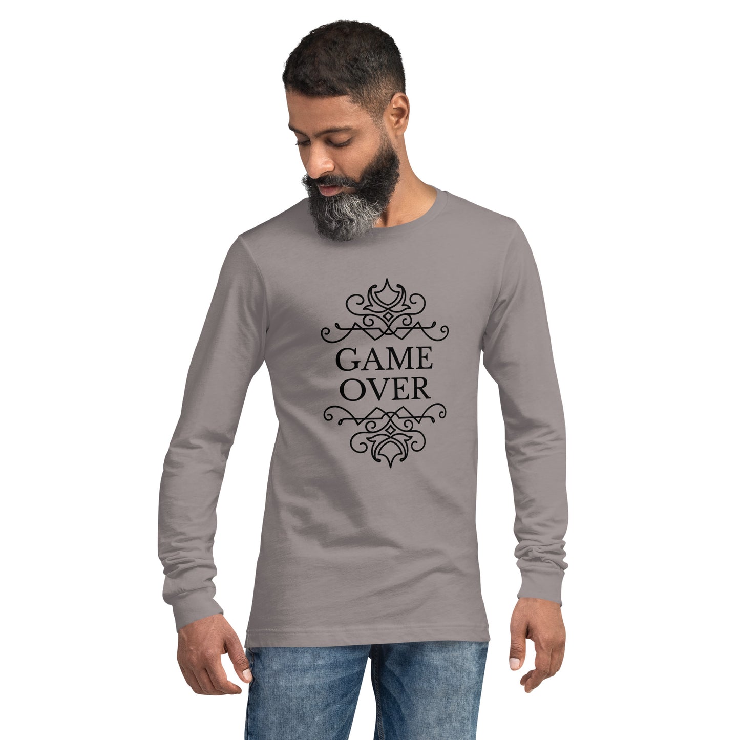 Game Over Heavy Grunge Unisex Long Sleeve Tee