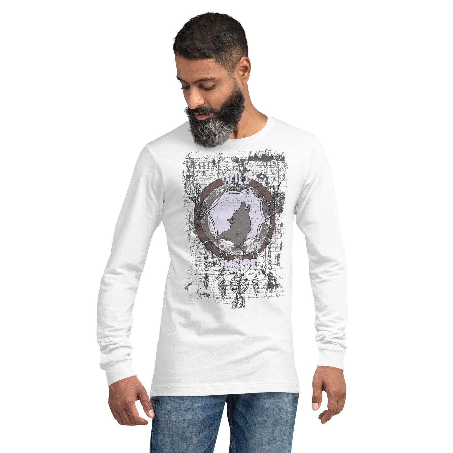 Wild On the Inside Heavy Grunge Unisex Long Sleeve Tee