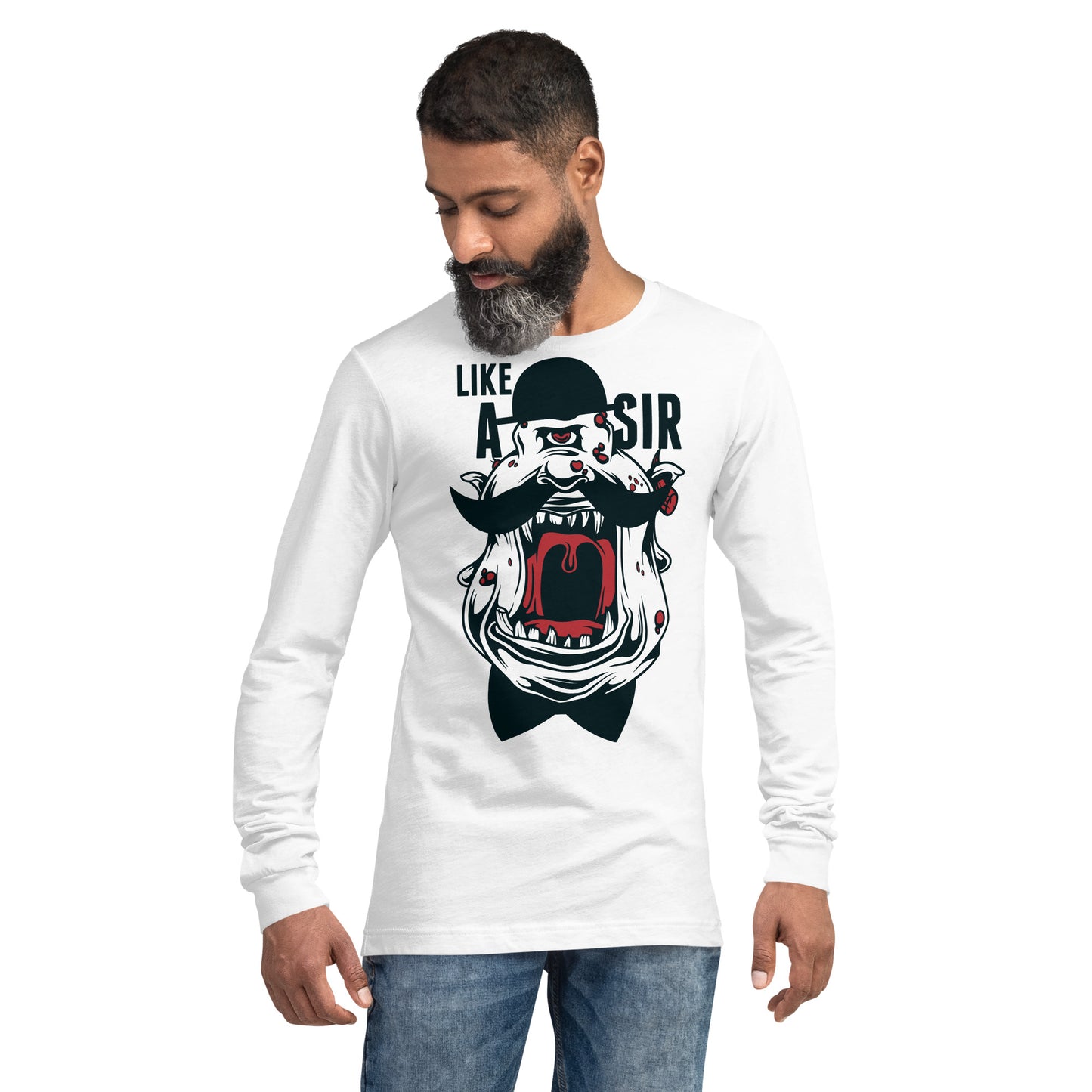 Like A Sir Heavy Grunge Unisex Long Sleeve Tee