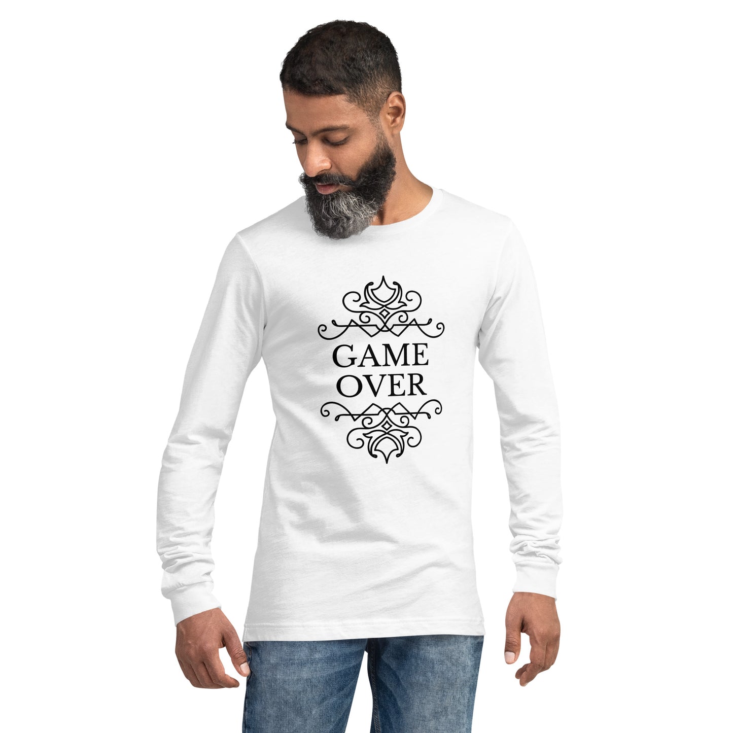 Game Over Heavy Grunge Unisex Long Sleeve Tee