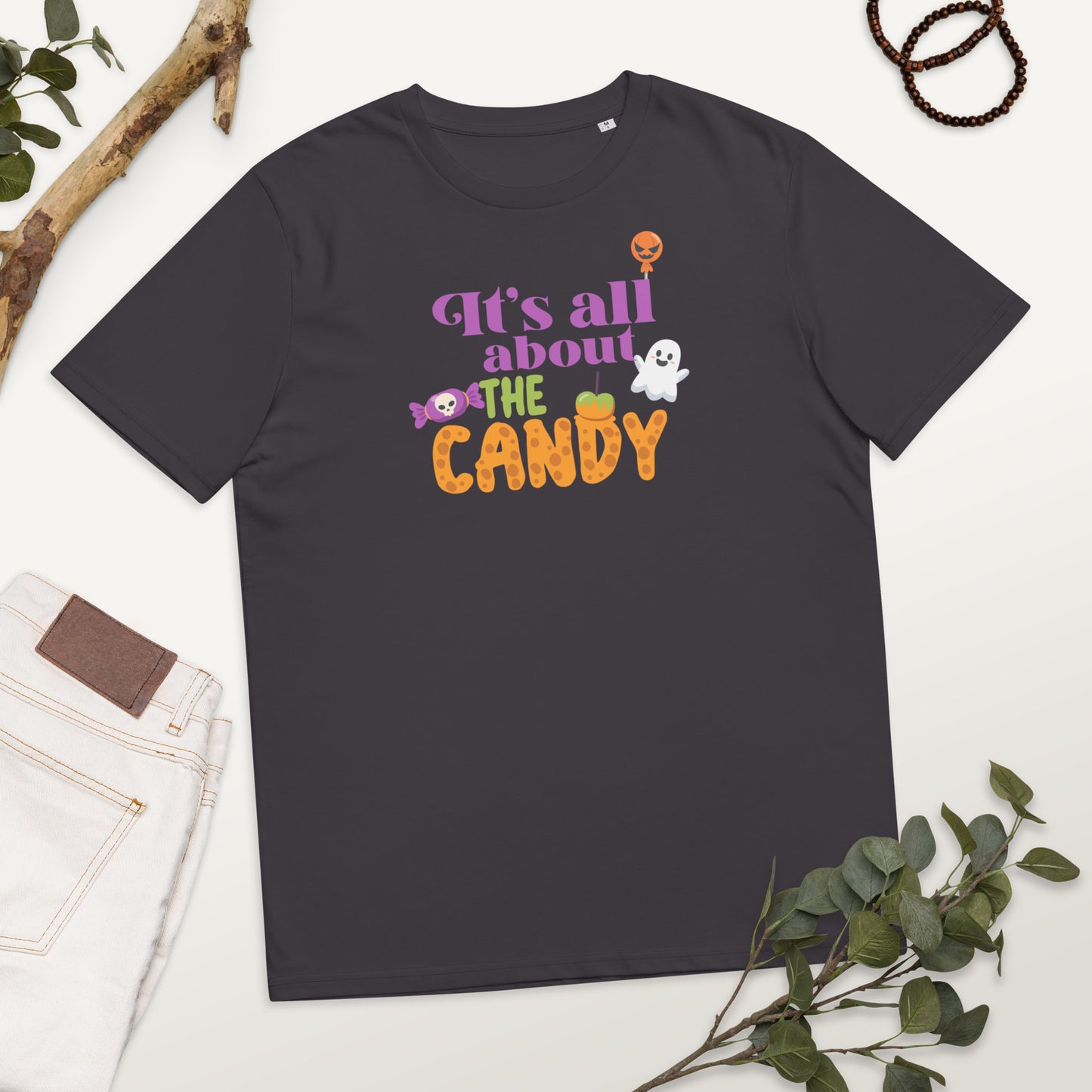 It's All About the Candy Unisex organic cotton t-shirt