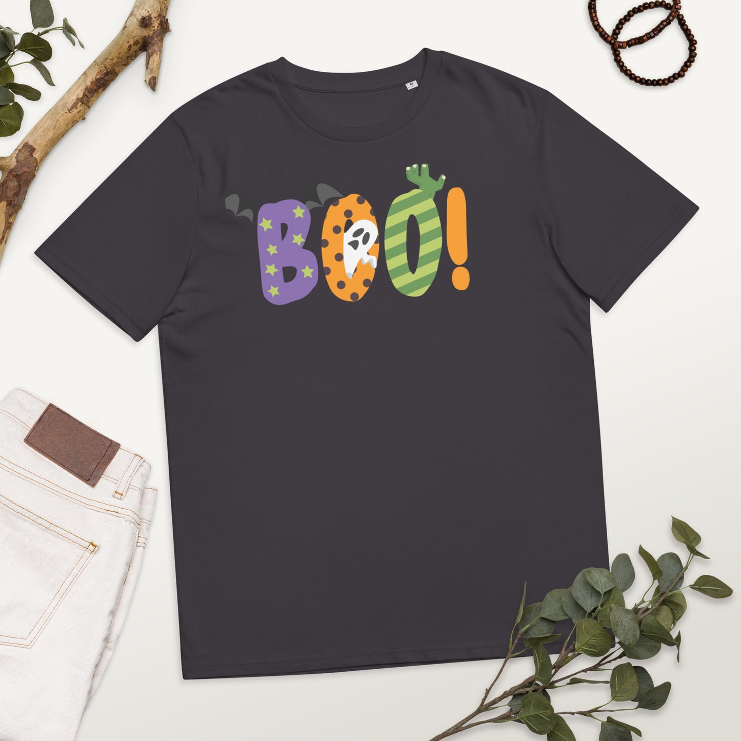 Boo! Unisex organic cotton t-shirt