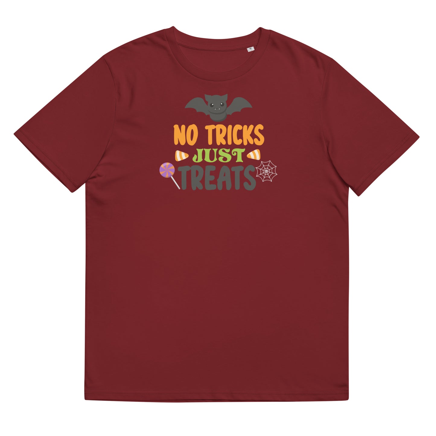 No Tricks Just treats Unisex organic cotton t-shirt