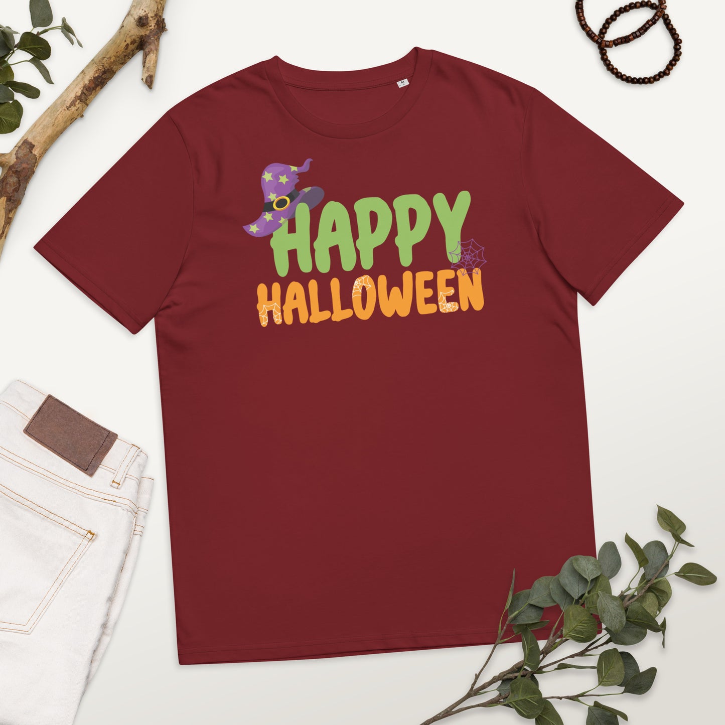 Happy Halloween Unisex organic cotton t-shirt