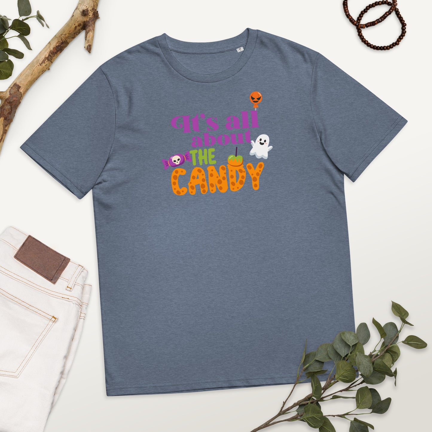 It's All About the Candy Unisex organic cotton t-shirt