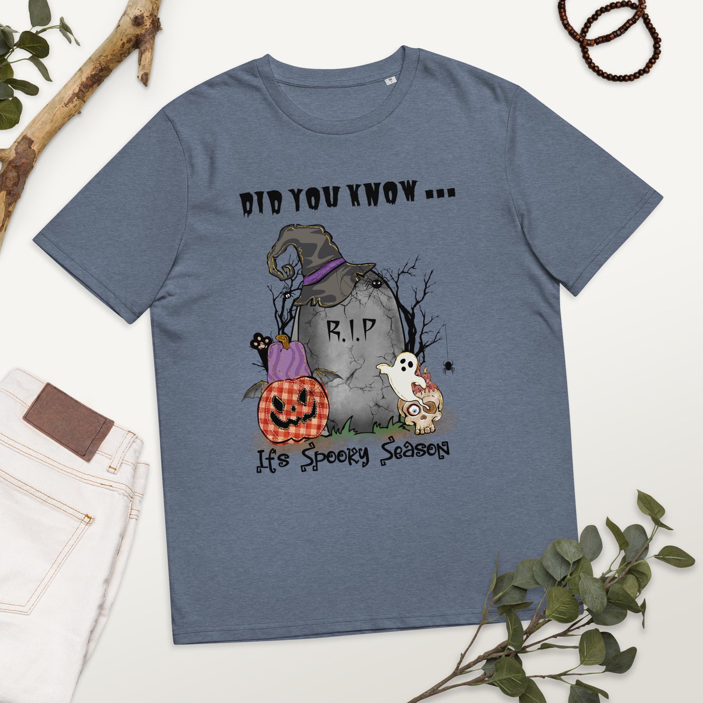 Did You Know It's Spooky Season Unisex organic cotton t-shirt