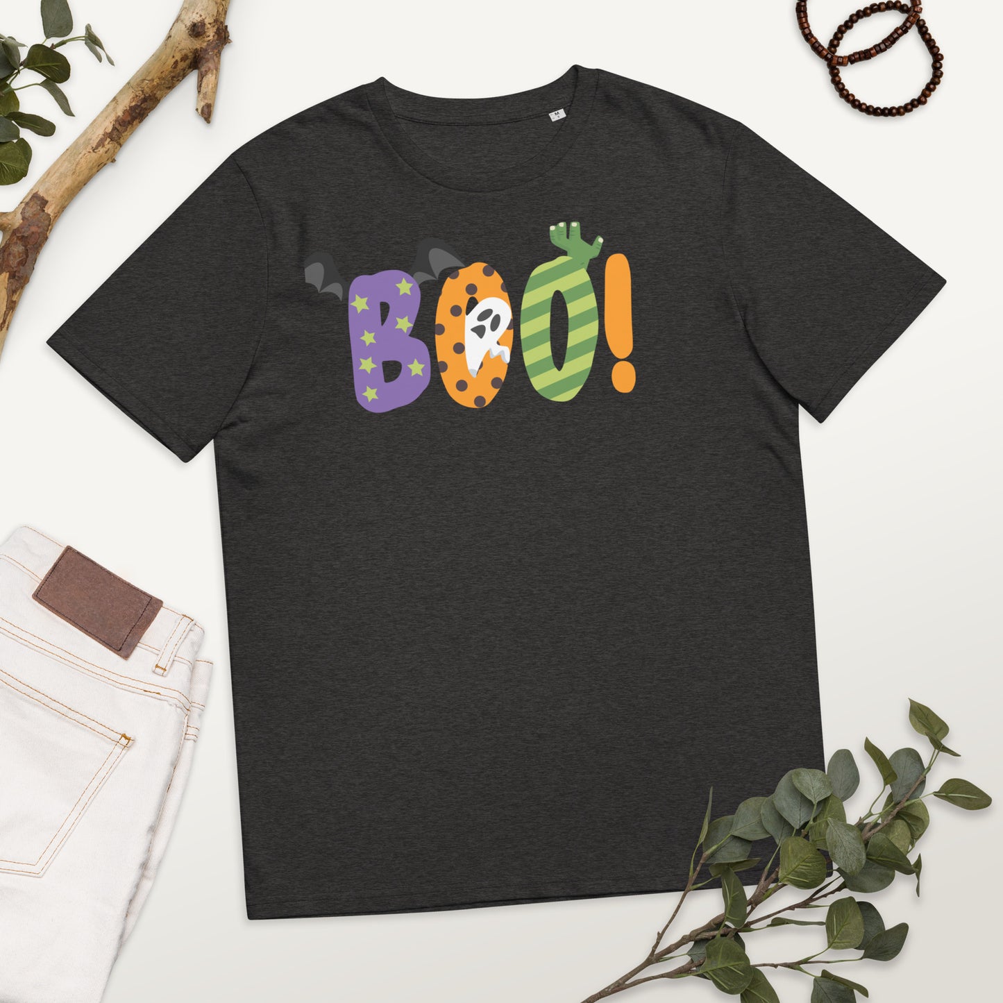 Boo! Unisex organic cotton t-shirt