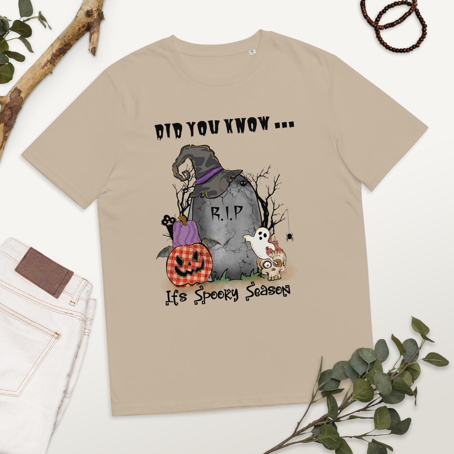 Did You Know It's Spooky Season Unisex organic cotton t-shirt