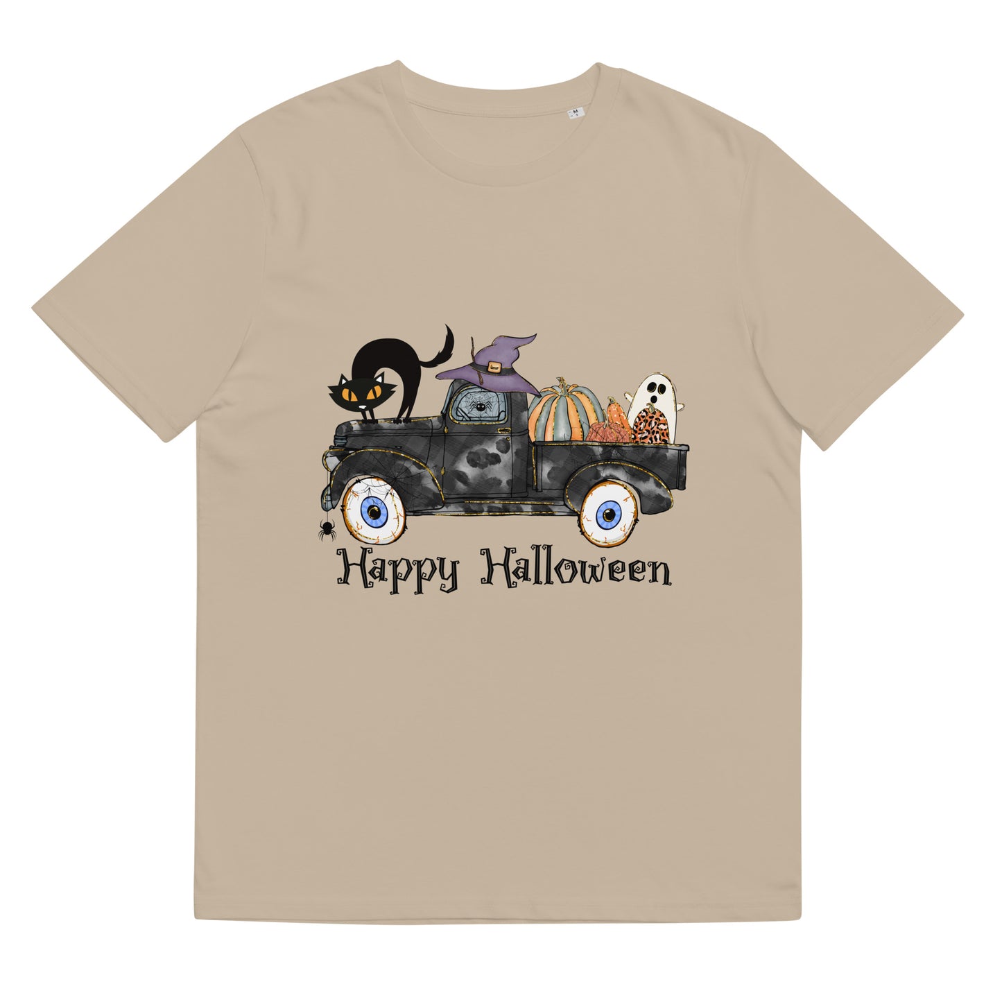 Happy Halloween (Truck with Friends) Unisex organic cotton t-shirt