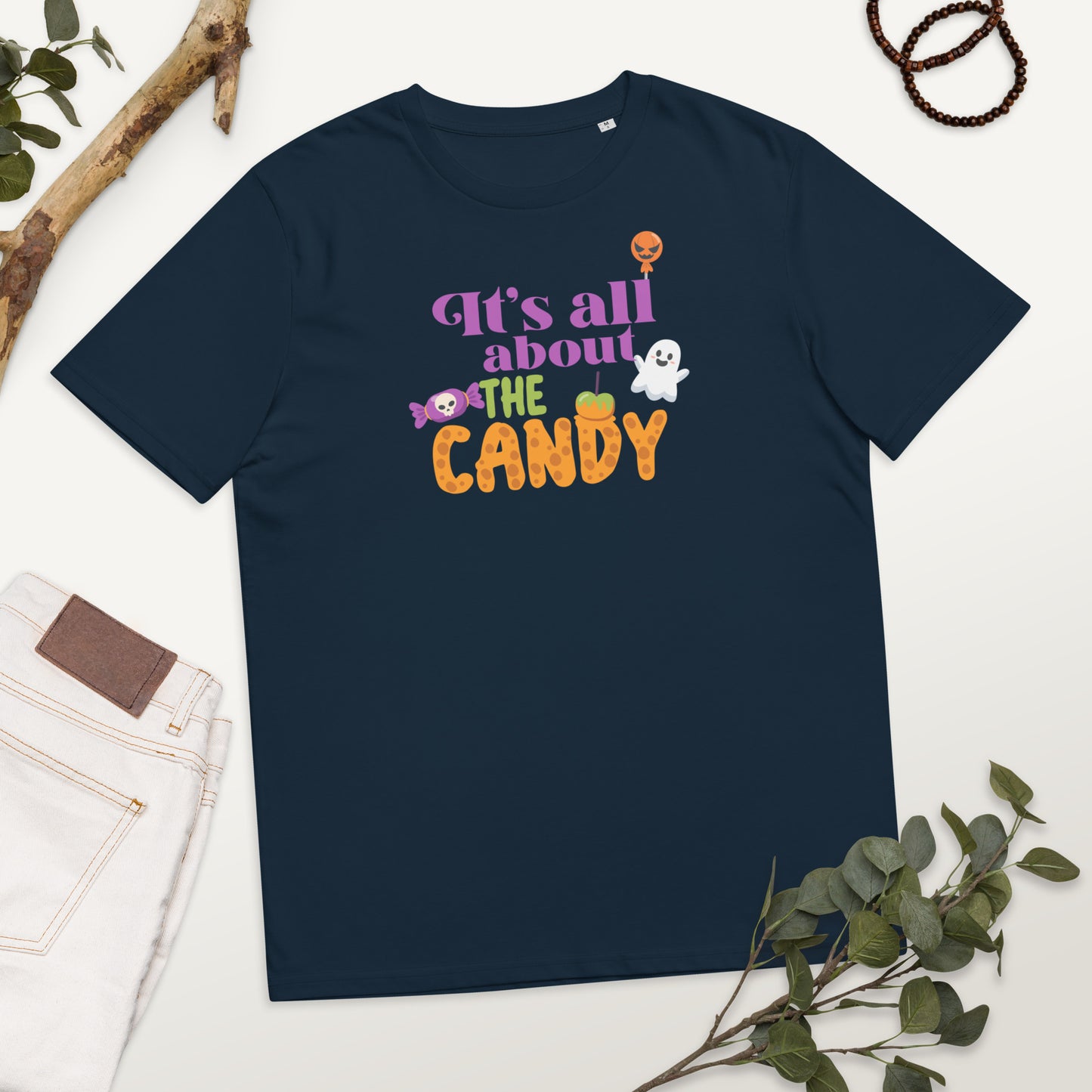 It's All About the Candy Unisex organic cotton t-shirt