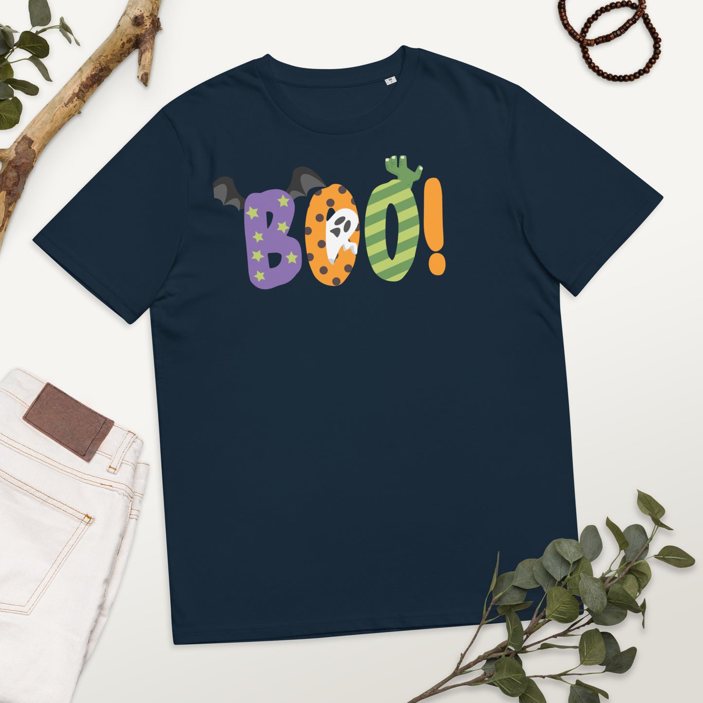 Boo! Unisex organic cotton t-shirt