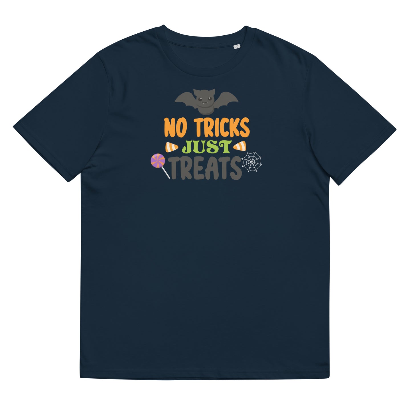 No Tricks Just treats Unisex organic cotton t-shirt