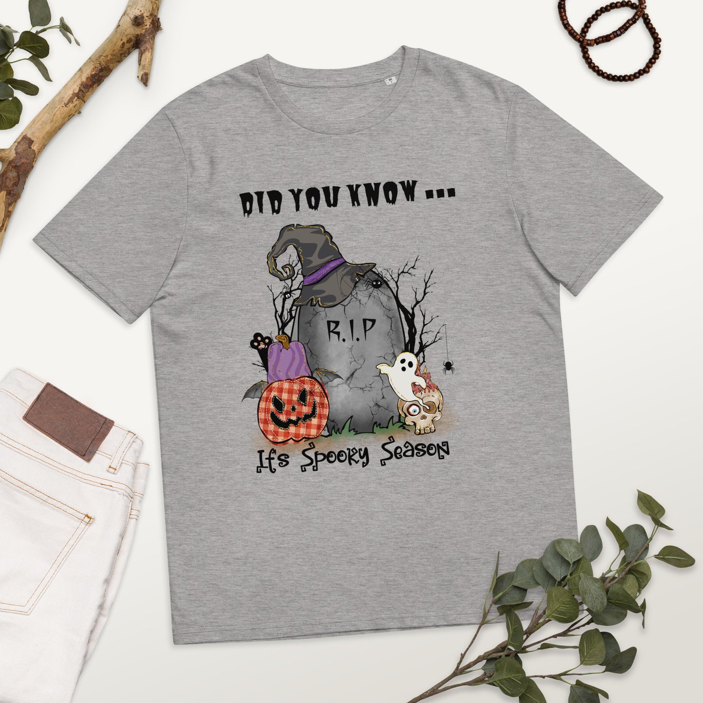 Did You Know It's Spooky Season Unisex organic cotton t-shirt