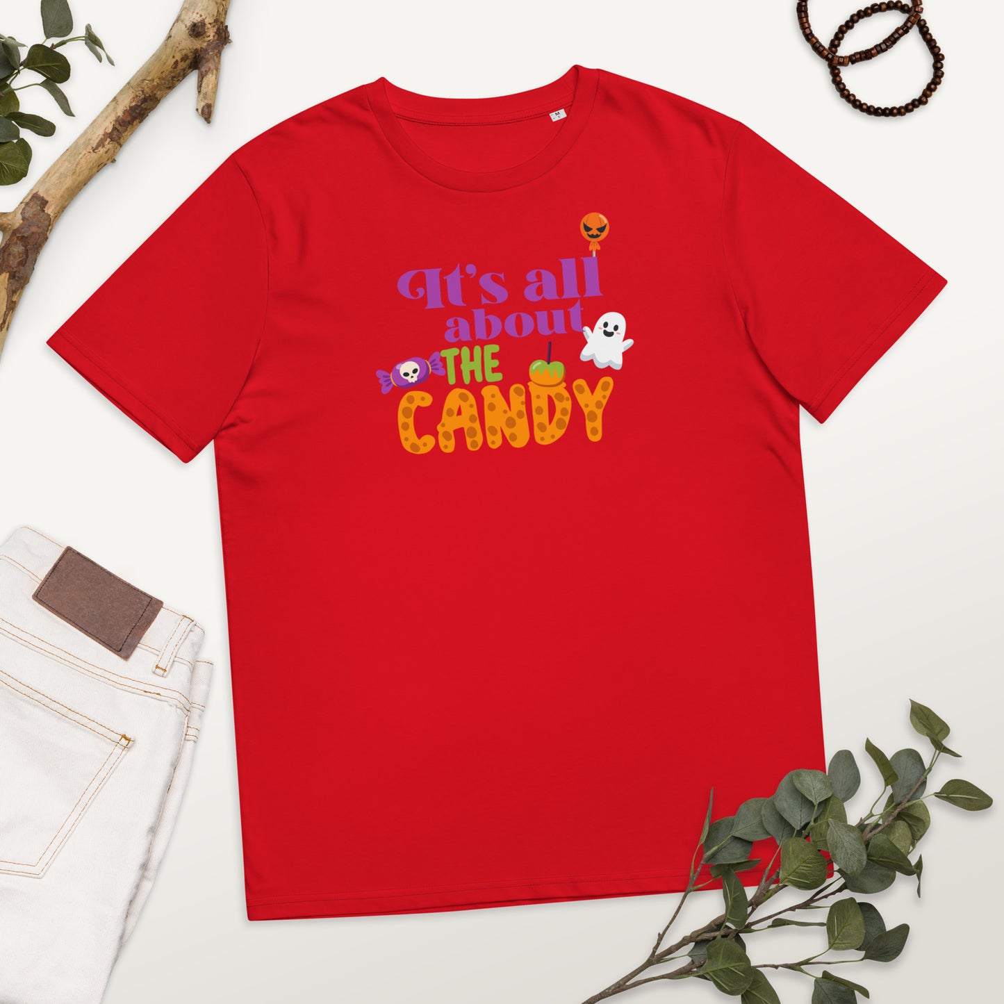 It's All About the Candy Unisex organic cotton t-shirt