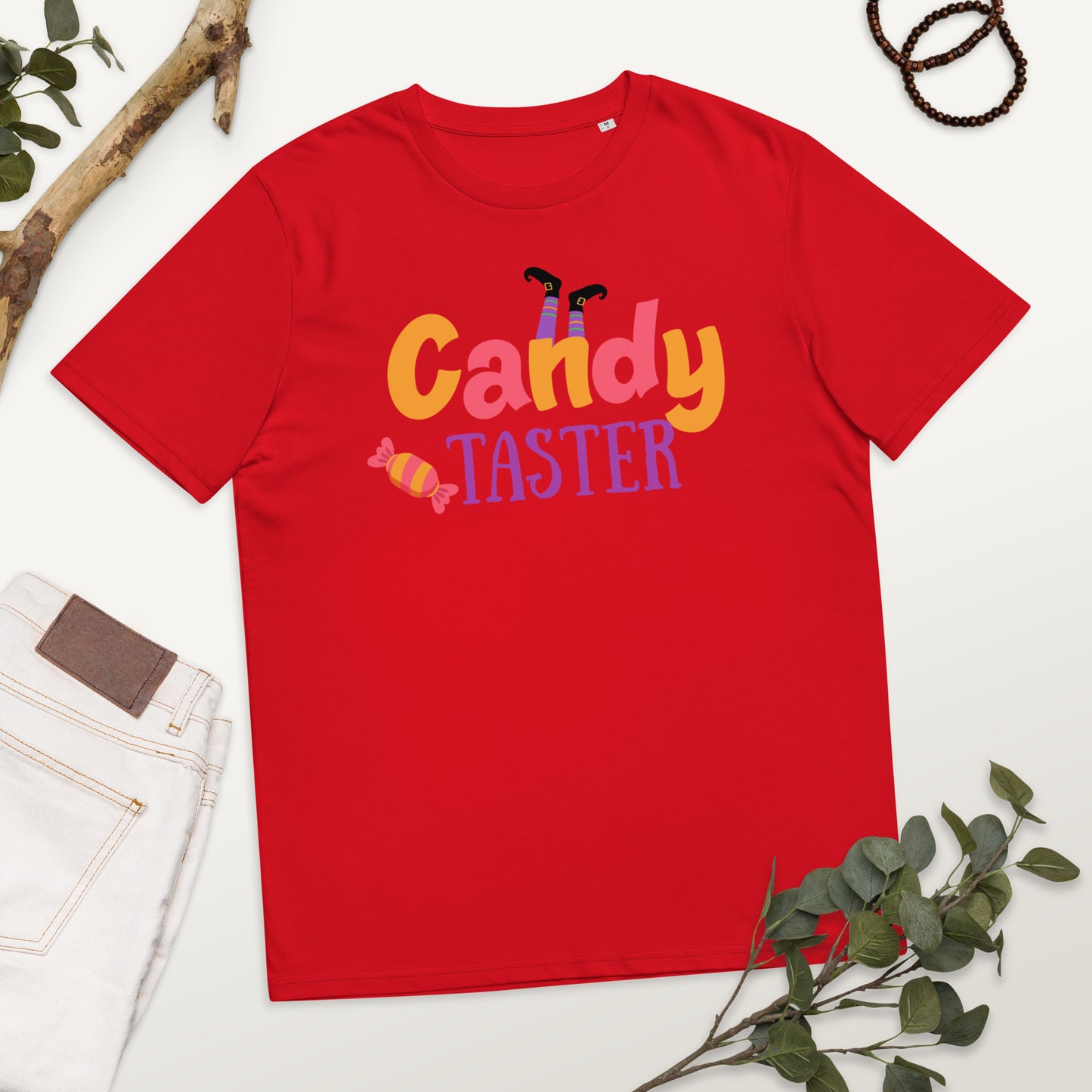 Candy Taster Unisex organic cotton t-shirt