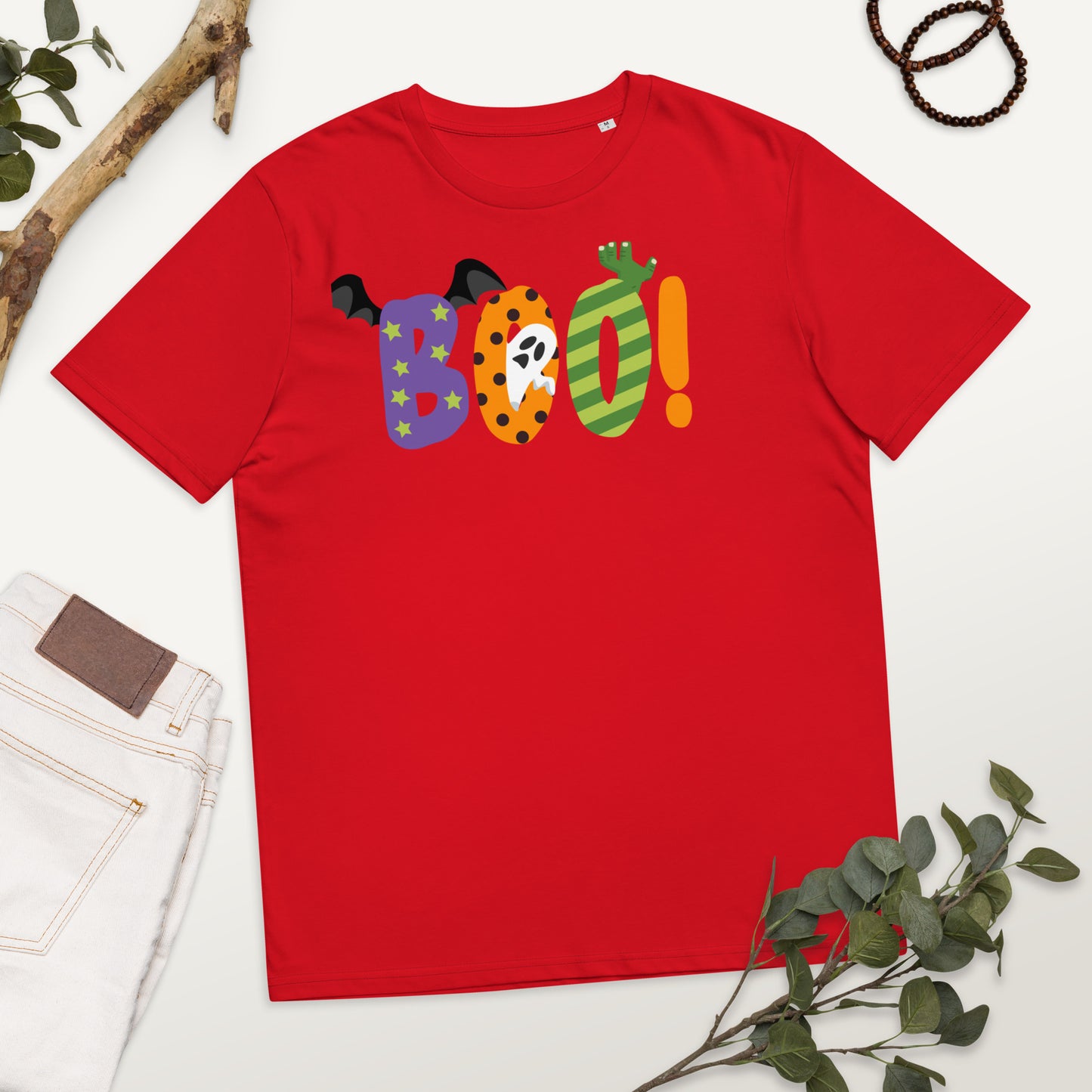 Boo! Unisex organic cotton t-shirt