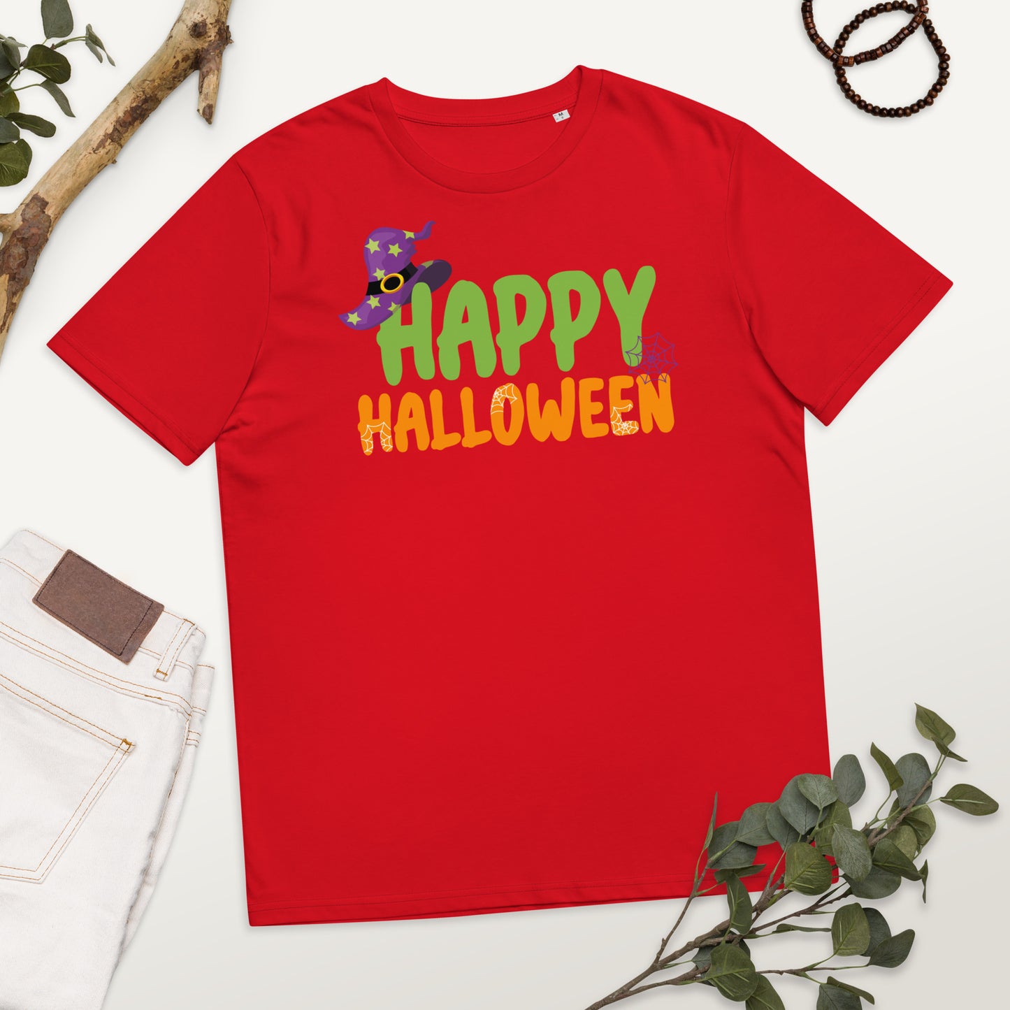 Happy Halloween Unisex organic cotton t-shirt