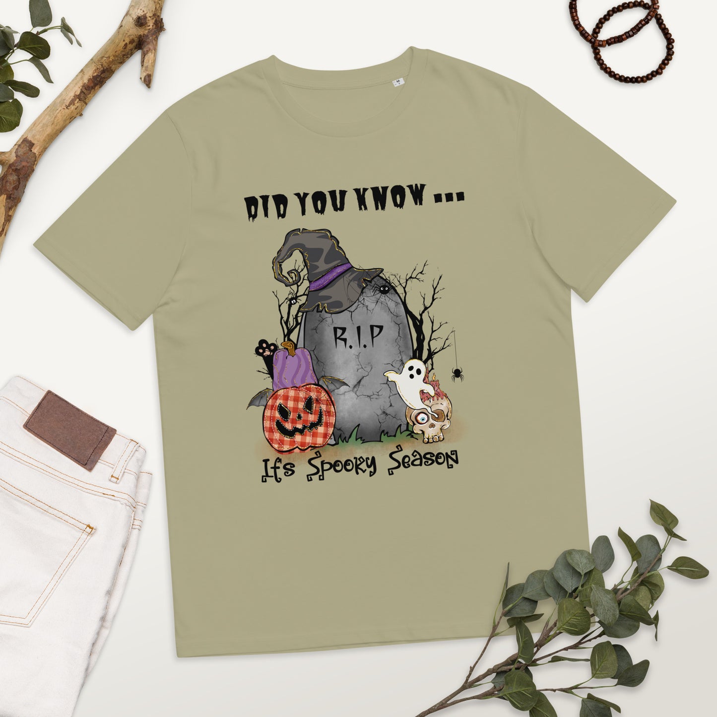 Did You Know It's Spooky Season Unisex organic cotton t-shirt