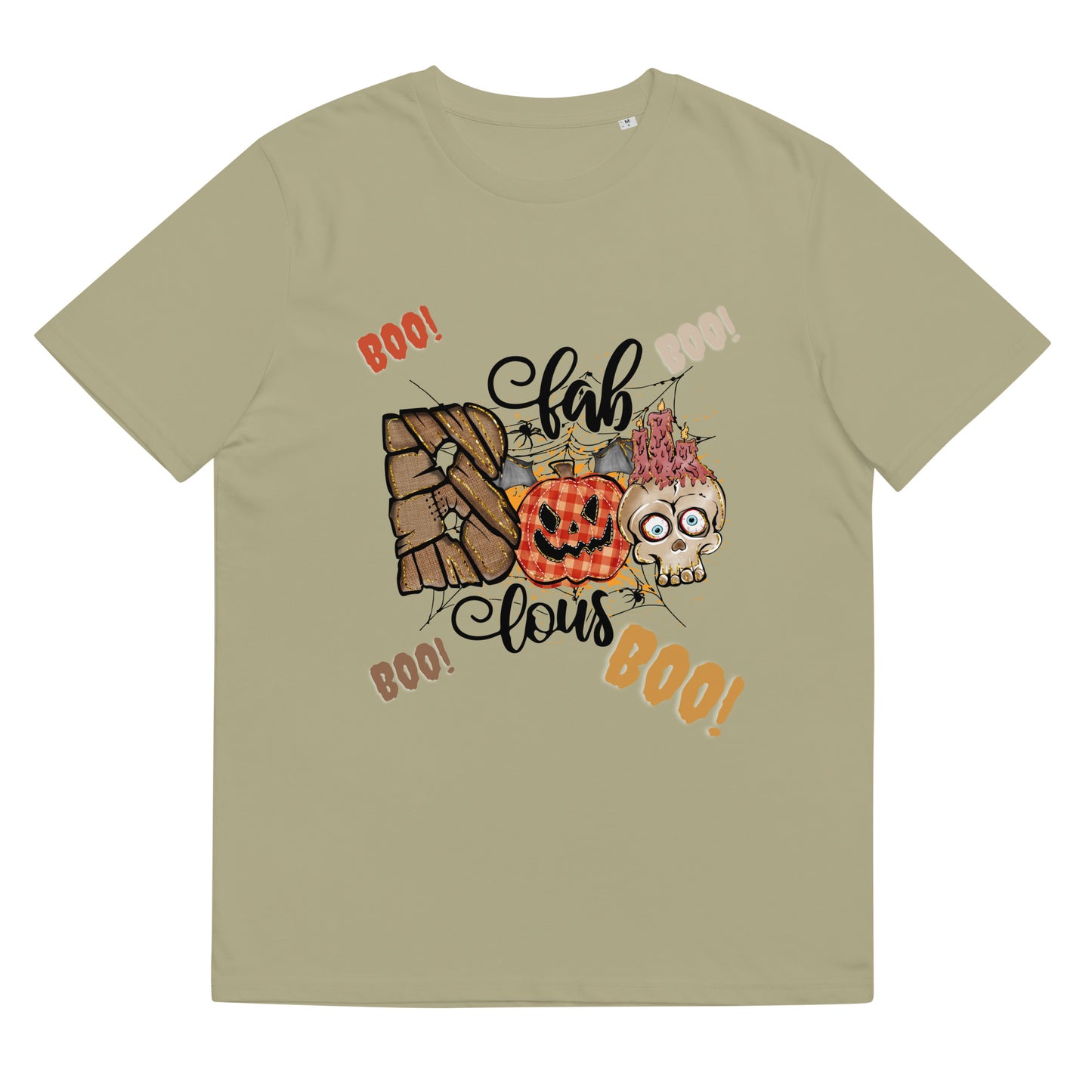 Boo Boo Boo Boo Fab Boo Lous Unisex organic cotton t-shirt