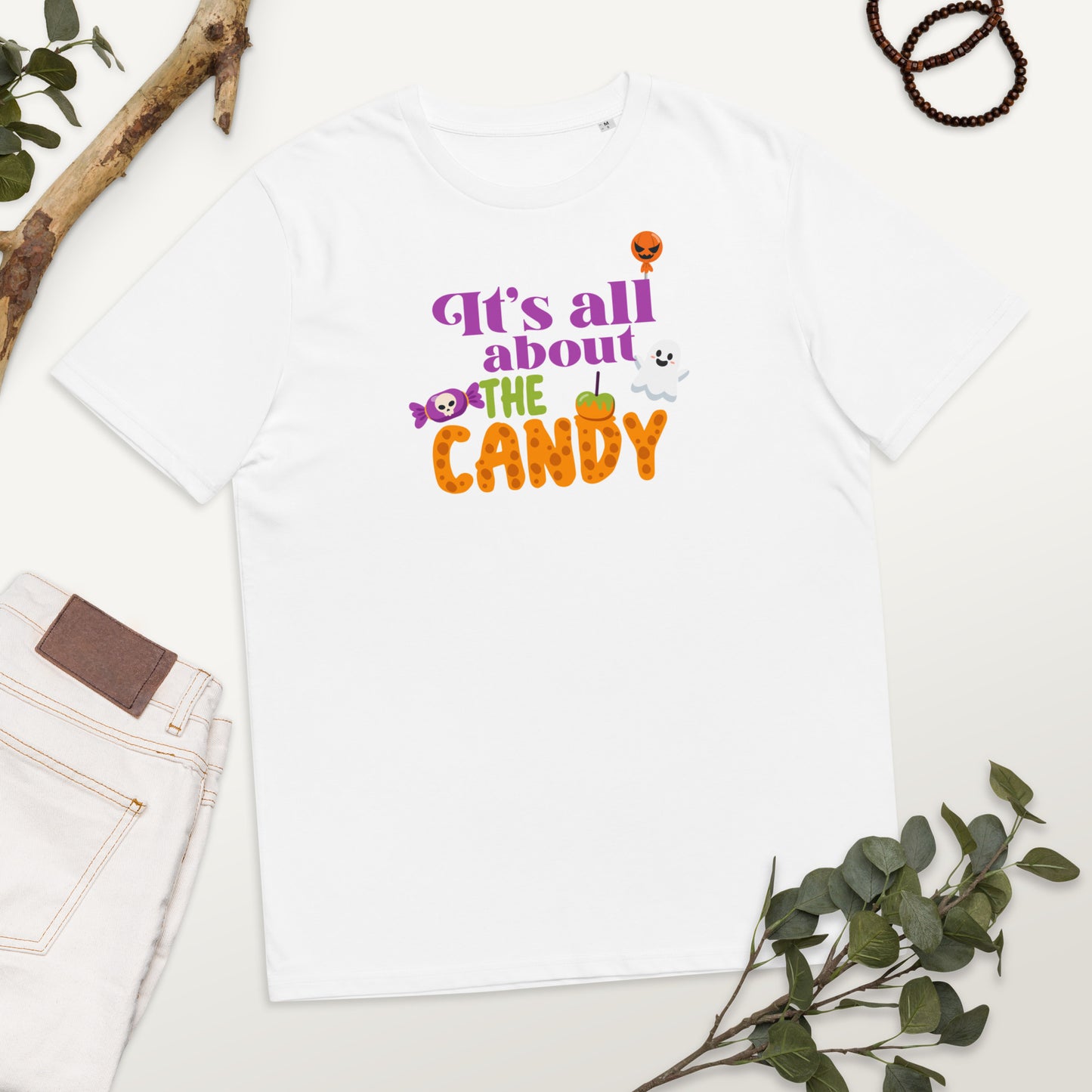 It's All About the Candy Unisex organic cotton t-shirt