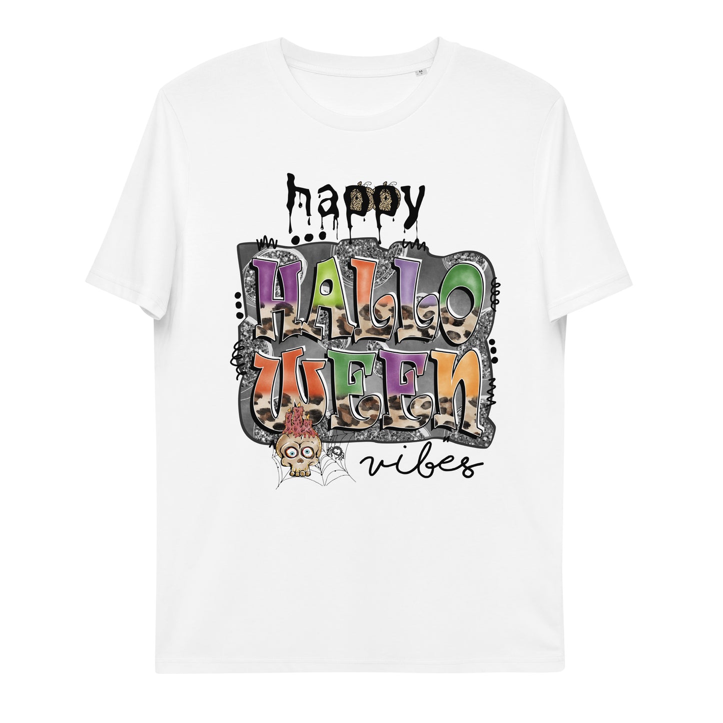 Happy Halloween Vibes Unisex organic cotton t-shirt