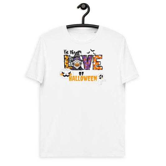 For the Love of Halloween Unisex organic cotton t-shirt