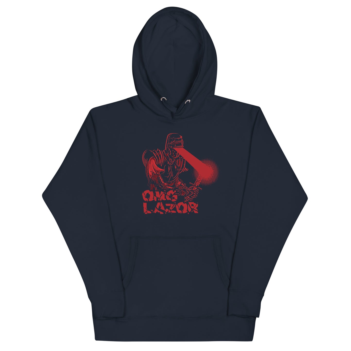 OMG Lazor (Grunge) Unisex Hoodie