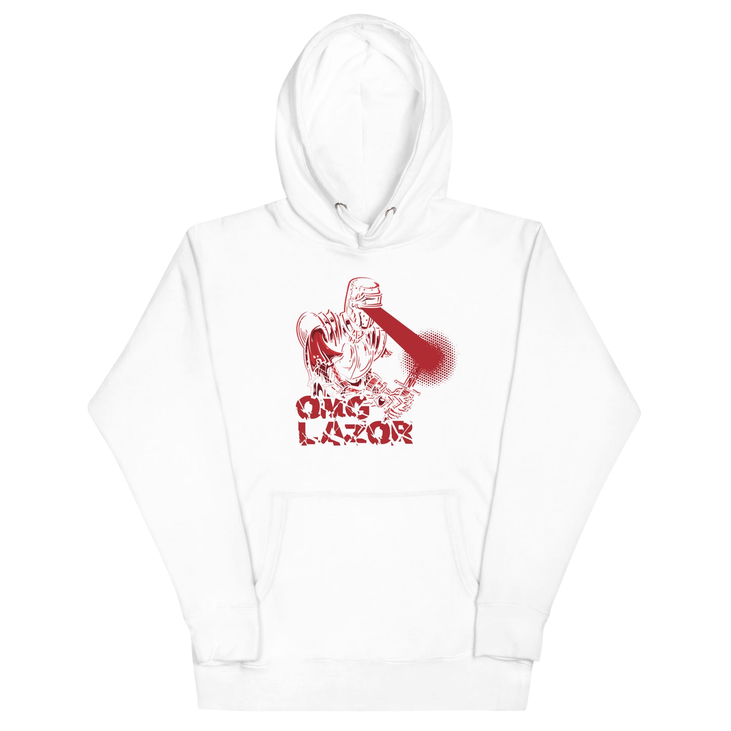 OMG Lazor (Grunge) Unisex Hoodie