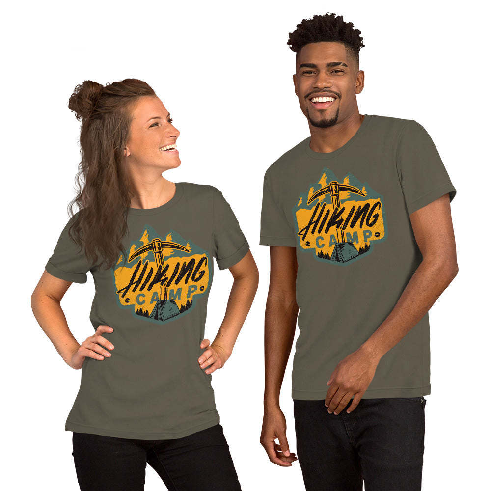 Hiking Camp Unisex t-shirt