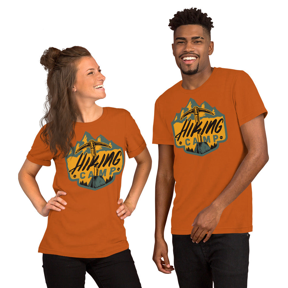 Hiking Camp Unisex t-shirt