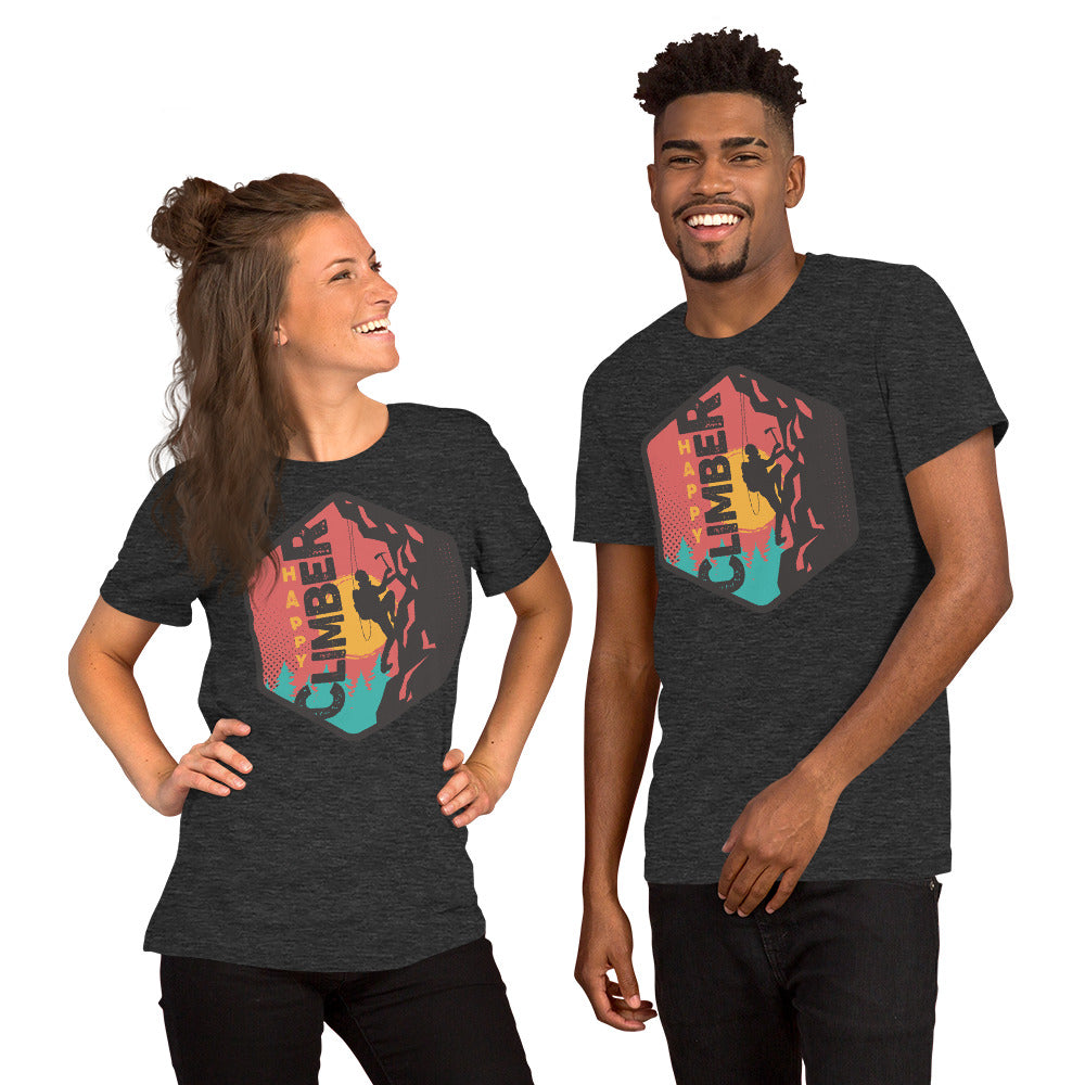 Happy Climber Unisex t-shirt