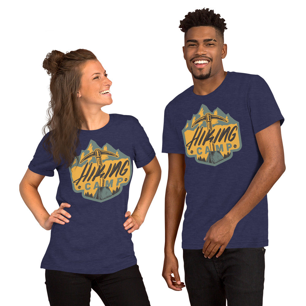 Hiking Camp Unisex t-shirt